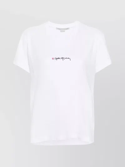STELLA MCCARTNEY HEART LOGO CREWNECK T-SHIRT