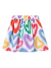 Stella Mccartney Heart Skirt In White