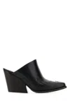 Stella Mccartney Square-toe Cuban-heel Mules