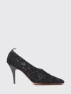 Stella Mccartney Square-toe Lace Stiletto Pumps In Black
