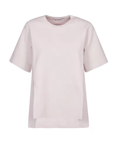Stella Mccartney High-low Hem T-shirt In Pink