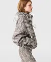Stella Mccartney High-neck Snake Print Hooded Jacket