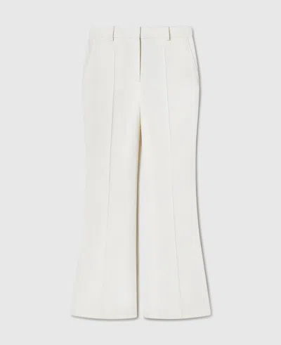 Stella Mccartney High-rise Bootcut Wool Trousers In Animal Print
