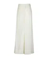 Stella Mccartney High-rise Tuxedo Trousers In White
