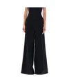 Stella Mccartney High-rise Wide-leg Trousers In Black