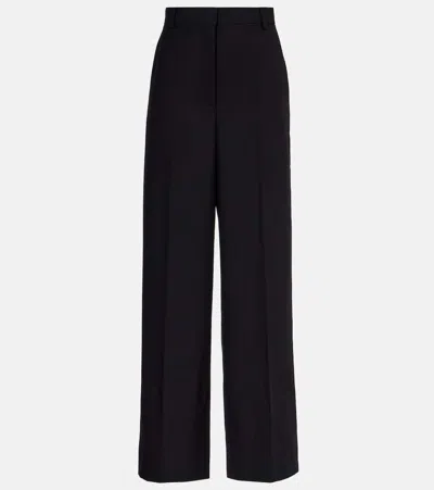 Stella Mccartney High-rise Wool Wide-leg Pants