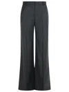 Stella Mccartney Wide-leg Wool Tailored Pants In Black