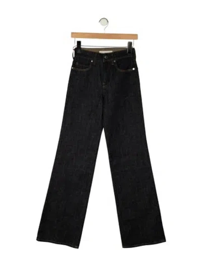 Pre-owned Stella Mccartney High-rise Flared Jeans In Black
