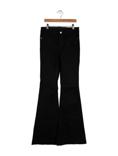 Pre-owned Stella Mccartney High-rise Flared Jeans In Black