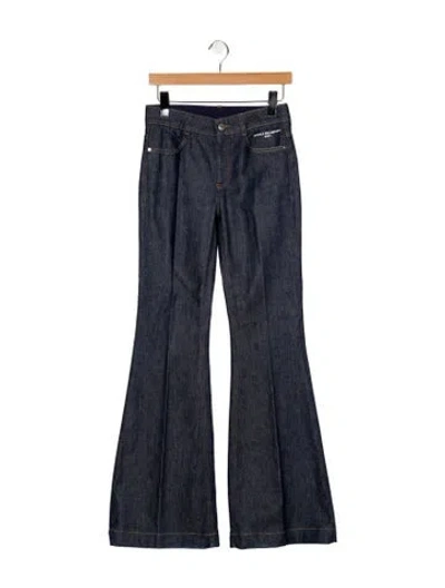 Pre-owned Stella Mccartney High-rise Flared Jeans In Blue