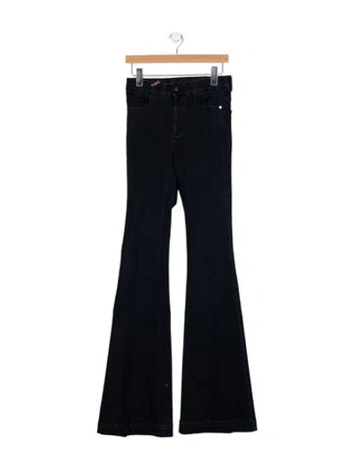 Pre-owned Stella Mccartney High-rise Flared Jeans In Blue