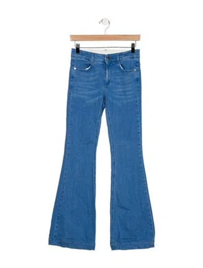 Pre-owned Stella Mccartney High-rise Flared Jeans In Blue