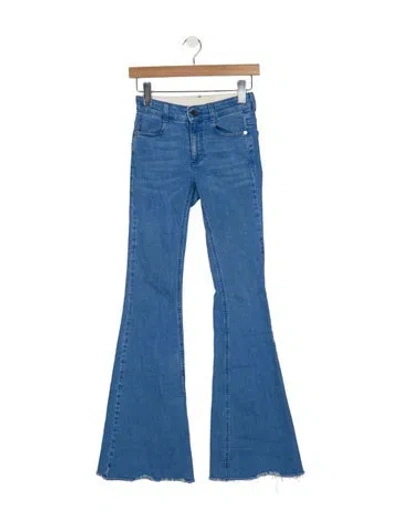 Pre-owned Stella Mccartney High-rise Flared Jeans In Blue