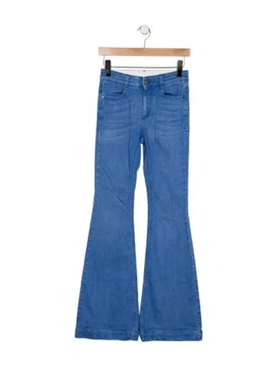 Pre-owned Stella Mccartney High-rise Flared Jeans In Blue