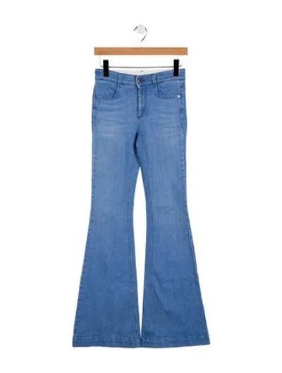 Pre-owned Stella Mccartney High-rise Flared Jeans In Blue