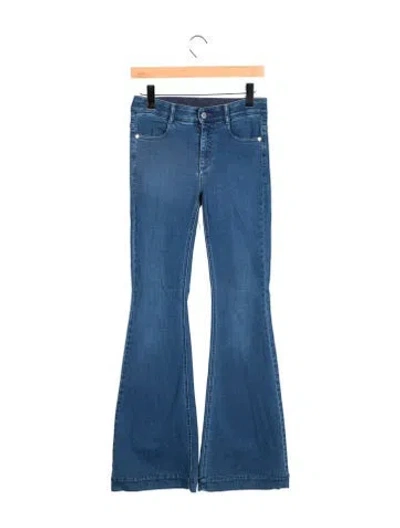 Pre-owned Stella Mccartney High-rise Flared Jeans In Blue