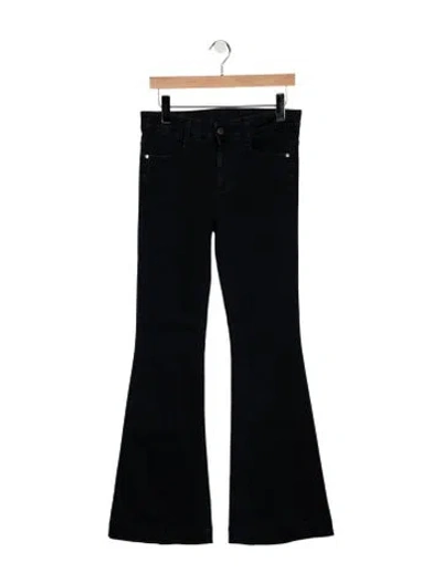 Pre-owned Stella Mccartney High-rise Flared Jeans In Blue