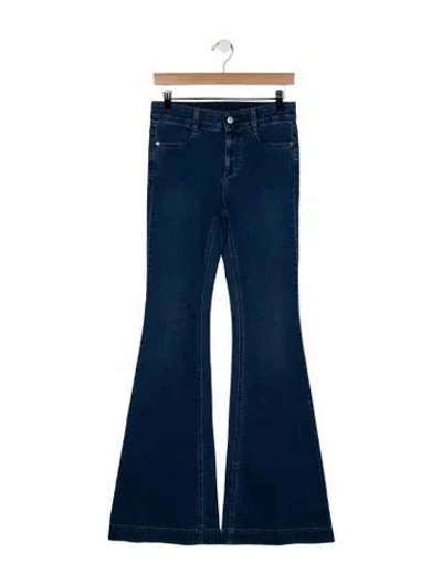 Pre-owned Stella Mccartney High-rise Flared Jeans In Blue