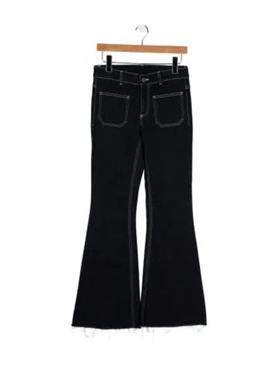 Pre-owned Stella Mccartney High-rise Flared Jeans In Blue