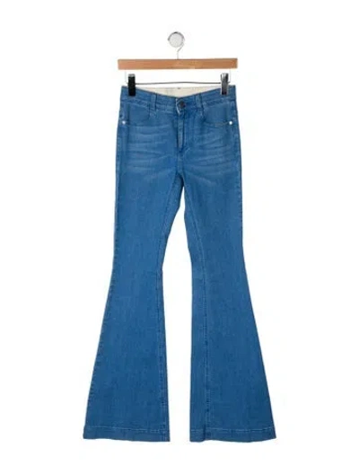 Pre-owned Stella Mccartney High-rise Flared Jeans In Blue