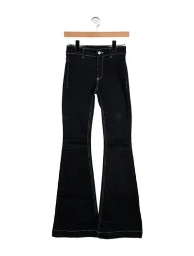Pre-owned Stella Mccartney High-rise Flared Jeans In Blue