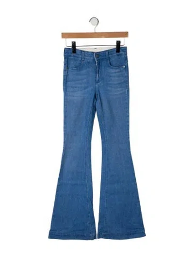 Pre-owned Stella Mccartney High-rise Flared Jeans In Blue