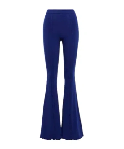 Stella Mccartney High-rise Flared Pants In Blue