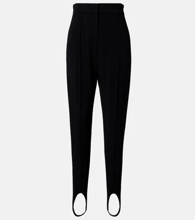 Stella Mccartney High-rise Jersey Stirrup Leggings In Black