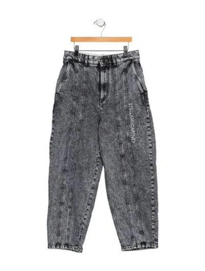 Pre-owned Stella Mccartney High-rise Straight Leg Jeans In Blue