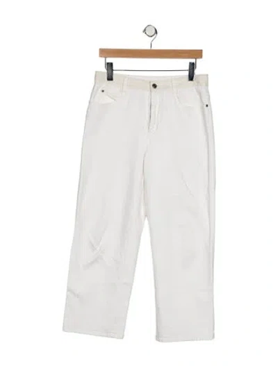 Pre-owned Stella Mccartney High-rise Straight Leg Jeans In Blue