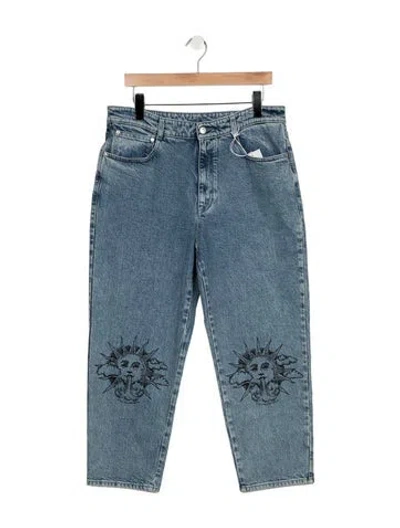 Pre-owned Stella Mccartney High-rise Straight Leg Jeans W/ Tags In Blue