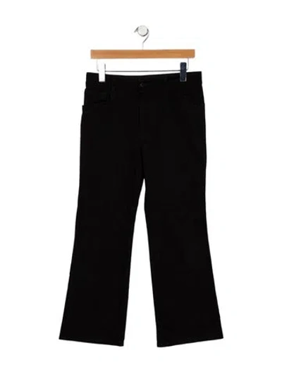 Pre-owned Stella Mccartney High-rise Wide Leg Jeans In Black