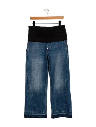 Pre-owned Stella Mccartney High-rise Wide Leg Jeans In Blue