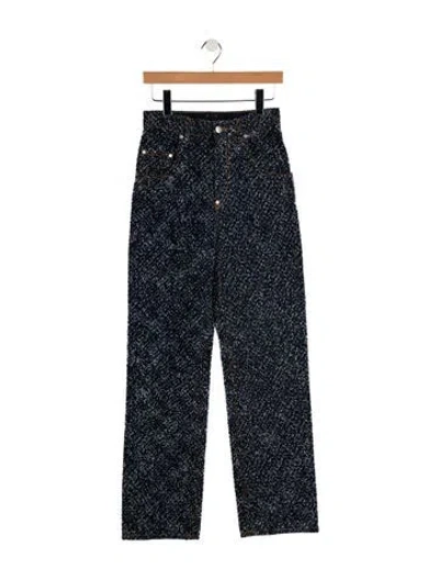 Pre-owned Stella Mccartney High-rise Wide Leg Jeans In Blue