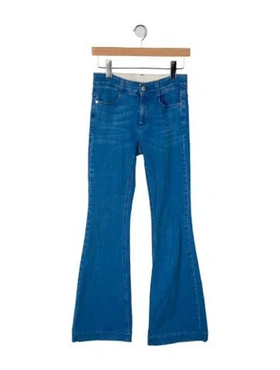 Pre-owned Stella Mccartney High-rise Wide Leg Jeans In Blue