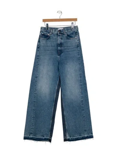 Pre-owned Stella Mccartney High-rise Wide Leg Jeans W/ Tags In Blue