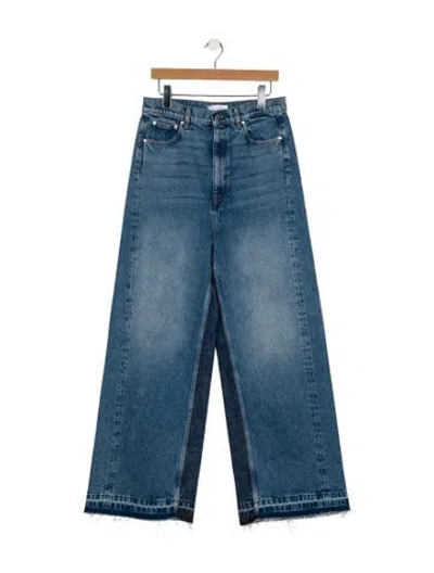 Pre-owned Stella Mccartney High-rise Wide Leg Jeans W/ Tags In Blue