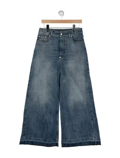 Pre-owned Stella Mccartney High-rise Wide Leg Jeans W/ Tags In Blue