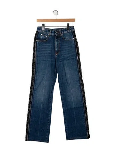Pre-owned Stella Mccartney High-rise Wide Leg Jeans W/ Tags In Blue