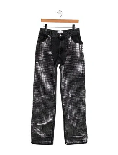 Pre-owned Stella Mccartney High-rise Wide Leg Jeans W/ Tags In Gray