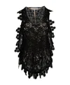 Stella Mccartney Crochet Tank Top In Black
