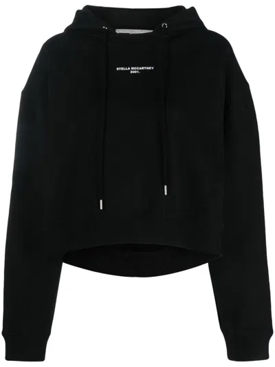Stella Mccartney Hooded Jumper Clothing In Black