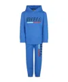 Stella Mccartney Light Blue Suit For Boy With Logo In Blue