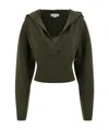 Stella Mccartney Hooded Sweater Sweaters And Cardigans Green In Green