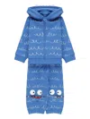 Stella Mccartney Hooded Tracksuit Set In Blue