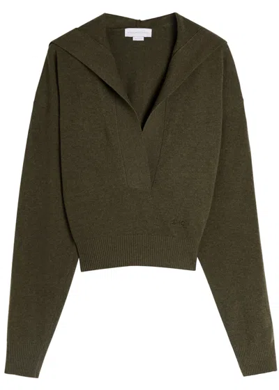 STELLA MCCARTNEY STELLA MCCARTNEY HOODED WOOL JUMPER