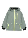 Stella Mccartney Hooded Zip-front Padded Jacket In Green