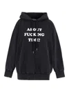 Stella Mccartney Text-print Hoodie In Black