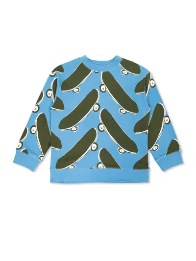 Stella Mccartney Kids' Hoodie In Blue