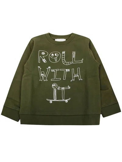 Stella Mccartney Kids' Hoodie In Green